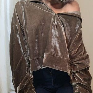 Brien velvet hoodie